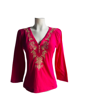 Blusa romántica esencia vibrante