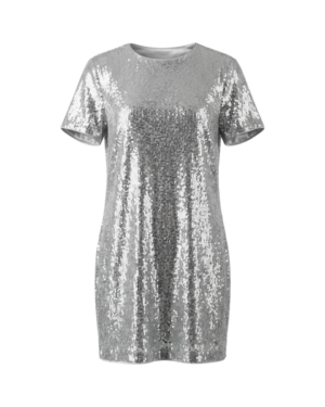 Vestido con destello chic
