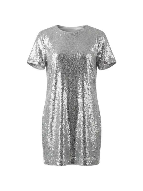 Vestido con destello chic