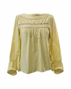 Blusa romántica de corte fluido