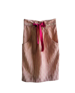 Falda con lazo rosa