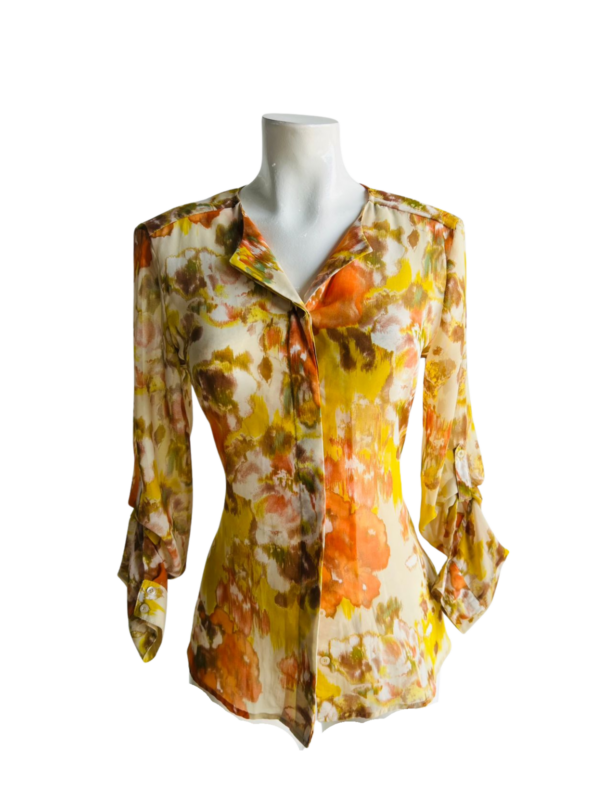 Blusa manga larga estilo fresco