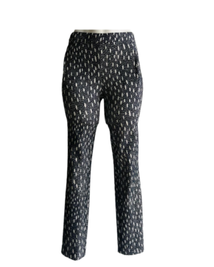 Pantalón con estampado bordado