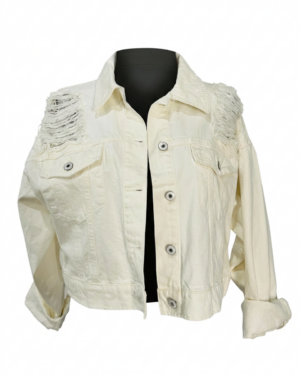 Chaqueta jean estilo relajado y autentico