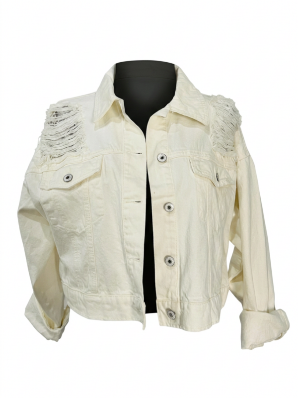 Chaqueta jean estilo relajado y autentico
