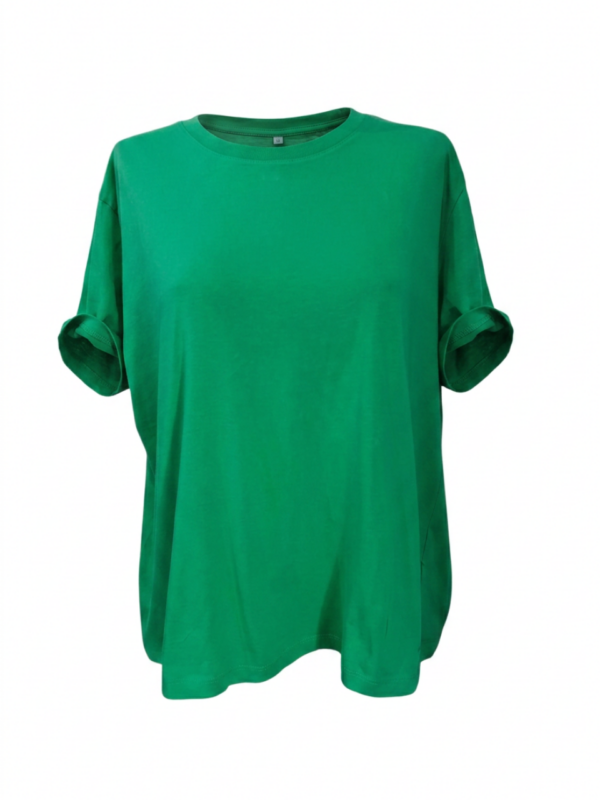Blusa de color energizante, suelta y muy cómoda