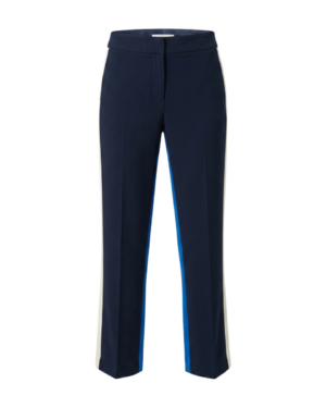 Pantalón recto con acento de color para destacar con estilo