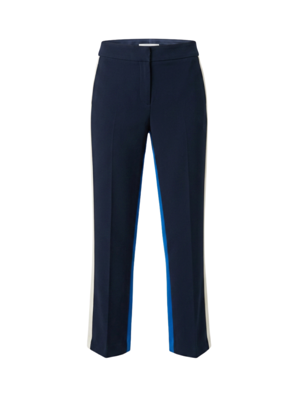 Pantalón recto con acento de color para destacar con estilo