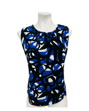 Blusa de estilo cómodo y estampado cautivador
